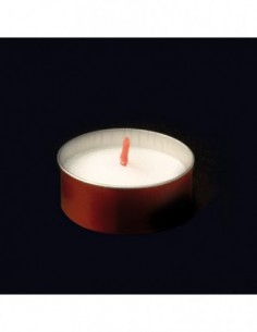 Lumini in alluminio rosso 50 pz. 6 ore