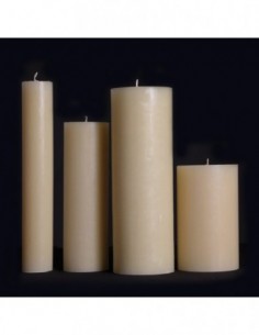 Candela per altare in cera d'api 60 mm 6 pz.