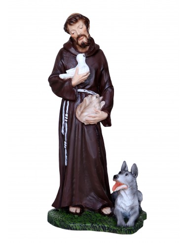 San Francesco d'Assisi con lupo CM.30