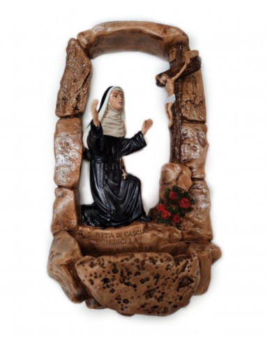 Acquasantiera di pietre Santa Rita