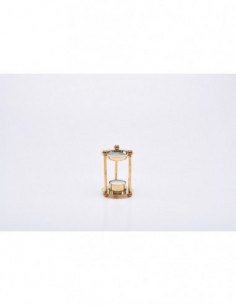 Brucia incenso a lumino ottone  diametro 7,5 cm