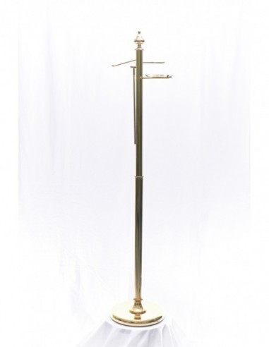 Portaturibolo dorato altezza 120 cm