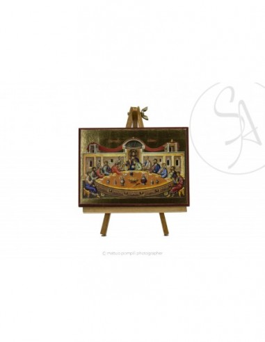 Icona Greca Ultima Cena 12x17 cm