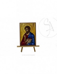 Icona Greca San Luca 17x12 cm
