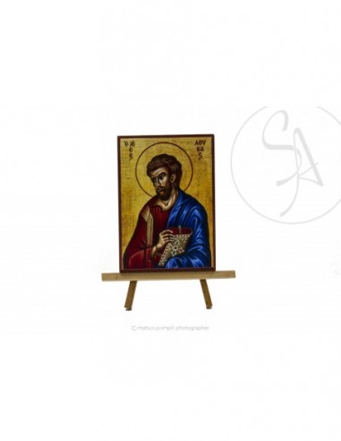 Icona Greca San Luca 17x12 cm